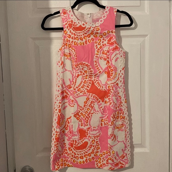 Lilly Pulitzer Dresses & Skirts - Lilly Pulitzer Trunk in Love Mila Shift Dress 00